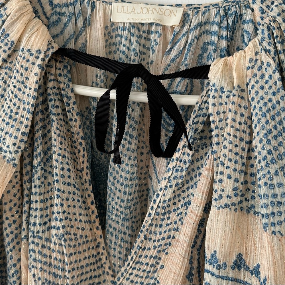 Ulla Johnson PAULINE BLOUSE MOONSTONE Blouse - Picture 8 of 12